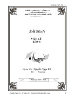 Bai Soan Vat Ly 8(13 - 14) theo PPCT moi chuan KT - KN