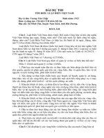 bai thi về luật biển