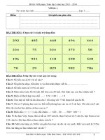 Đề thi ViOlympic Toán 3 - Vòng 1. 2013 - 2014