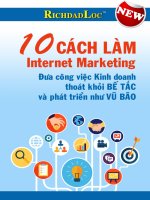 10 cách làm internet marketing
