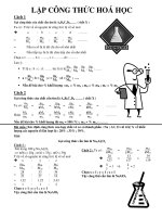 Lap cong thuc phan tu