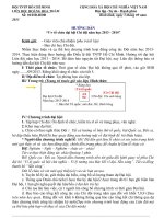 Hướng dẫn Đại hội Chi đội 13 - 14