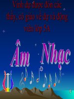 Dàn đồng ca mùa hạ lớp 5