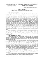 Cam kết thực hiện nhiệm vụ năm học trong lễ khai giảng