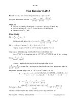 Màn đàm câu 6 đề thi đại học khối A năm 2013