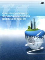 giáo dục ứng pho biến đổi khí hậu