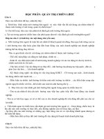 tổng hợp tài liệu ôn thi học phần quản trị chiến lược