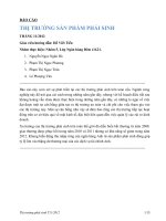 Tiểu luận môn tài chính tiền tệ chủ đề THỊ TRƯỜNG SẢN PHẨM PHÁI SINH