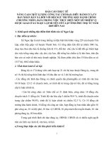 Báo cáo thực tế. Lớp TCLLCT