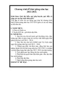 chuong trinh le khai giang năm học 2013-2014