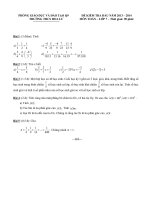 Đề khảo sát chất lượng đầu năm 2013 - 2014.