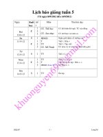 Giáo án Seqap lớp 1 ( cả năm )