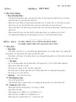 Giáo án lý 9 bài 1 tiết 1