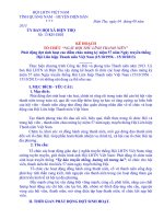 KẾ HOẠCH TỔ CHỨC NGÀY HỘI THỦ LĨNH THANH NIÊN 2013