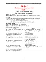 GIÁO ÁN LỚP GHÉP 1+2