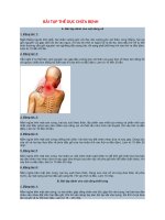 BAI TẬP TD CHỮA BỆNH