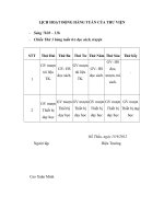 lich hoat dong thu vien