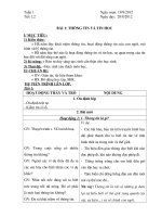 Giáo án tin học 6 ca nam hay