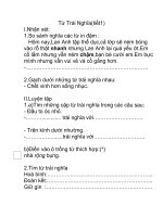 Tuần 4:Từ Trái Nghĩa