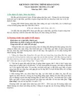 Kịch bản chương trinhg khai giảng 2013-2014