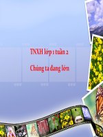 TNXH bài 2 chúng ta dang lon