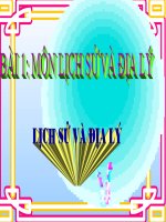 Bai 1 Mon Lich su va Dia li lop 4