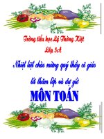 TOÁN 5 TIẾT 9 BÀI HỖN SỐ