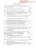 5 đề thi thử môn toán vào lớp 6 trường chuyên Hà Nội  Amsterdam