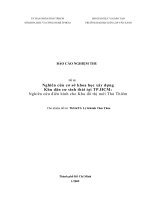 nghiên cứu cơ sở khoa học xây dựng khu dân cư sinh thái tại tp. hồ chí minh. nghiên cứu điển hình cho khu đô thị mới thủ thiêm