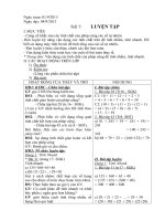 Giáo án Số học 6 tuần 3