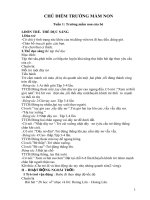 giaoman chu de truong mam non