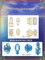 Tiết 7 - Bài 7: TH Đọc bản vẽ các khối tròn xoay