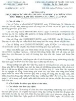 HD 1021 các khoản thu trong nhà trường