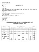 bài kiểm tra tiết 9