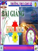 Tiết 3 - Đo thể tích vật rắn không thấm nước