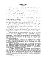 Bài thu hoạch Nghị quyết và kết luận Hội nghị lần VII BCHTW Đảng khóa XI