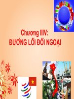 ĐƯỜNG LỐI ĐỐI NGOẠI