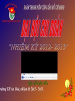 Đại hội chi đoàn - Thiều