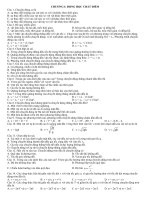 BAI TẬP TRẮC NGHIỆM LỚP 10 - BAN CB