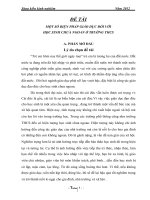 Một số biện pháp giáo dục đối với học sinh chưa ngoan ở trường THCS