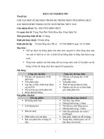 chế tạo một số bộ phận trong hệ thống phân tích dòng chảy xác định nitrit trong nước nuôi trồng thuỷ sản