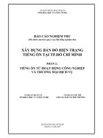 xây dựng bản đồ hiện trạng tiếng ồn tại tp. hồ chí minh