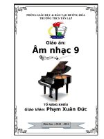 BÌA GIÁO ÁN ÂM NHẠC