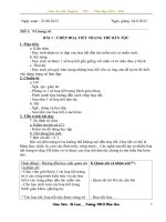 giáo án mỹ thuật 6,7,8,9 chuẩn KTKN năm hoc213.2014