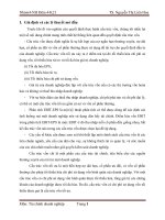 tiểu luận môn tài chính doanh nghiệp quy trình hoạch định cấu trúc vốn trong thực tiễn