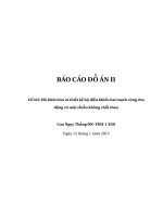 Tổng hợp bộ điều khiển dòng điện và tốc độ động cơ một chiều không chổi than BLDC