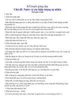 giáo án các hiện tượng tự nhiên