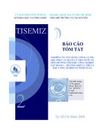 nghiên cứu xây dựng công cụ tin học phục vụ quản lý nhà nước về môi trường cho khu công nghiệp tập trung trường hợp cụ thể là khu công nghiệp lê minh xuân