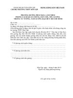 Kế hoạch làm theo