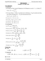 ÔN TUYỂN SINH LỚP 10 MÔN TOÁN